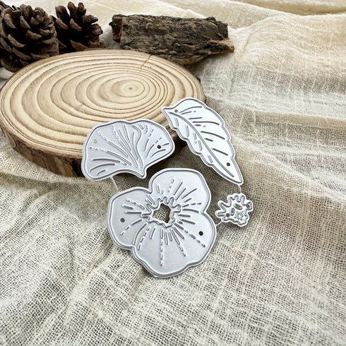 Layer Pansy Flower Metal Cutting Die for Scrapbooking - Durable, Cut Stencils for DIY Scrapbook Photo Album Flower Decorative Paper Card, Card Mak...
