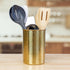 Darware Hammered Gold Kitchen Utensil Holder / 7-Inch Tool Caddy, Store All Your Wooden Spoons, Spatulas, & More...
