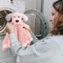Puppy Baby Security Blanket for Toddler Infant Newborn Boys and Girls Soft Lovey Stuffed Animal with Plush Fabric and Satin Backing, Lovely Snuggl...