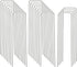Landscape Staples, Galvanized Garden Stakes, U-Shaped Garden Staples, 20 Pcs 6 Inch 11 Gauge Plant Cover Stakes, Anti-Rust Ground Sod Pins Yard St...