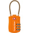 TSA Approved Travel Combination Cable Luggage Locks for Suitcases & Backpacks - 1 Pack of Orange TSA Lock...
