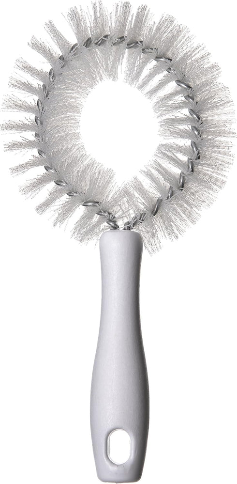 SPARTA 4016402 Plastic Curved Brush, Vegetable Brush With Stiff Bristles For Commercial Kitchens, 8.75 Inches, White...