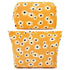 2 Pieces Little Flower Makeup Bag Large Cosmetic Bag Capacity Canvas Travel Toiletry Bag Organizer Cute Makeup Brushes Aesthetic Accessories Stora...