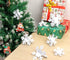 Winter Wonderland Frozen Party Snowflakes Decorations White 12pcs Hanging 3D Paper Snowflakes and Snowflake Garland for Christmas Birthday Party D...