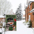 Christmas Welcome Garden Flag Floral Double Sided Vertical Rustic Farmhouse Yard Seasonal Holiday Outdoor Decor 12×18 Inch Y001...