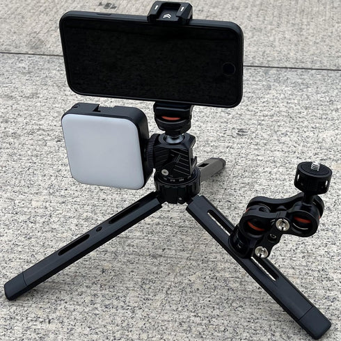 Mini Tripod Rotatable 4-Level Adjustable Tabletop Tripod Handle Grip for Osmo Mobile, DJI Ronin, Weebill, Crane, Vimble 2, Smooth, Camera, Phone, ...