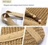 Straw Beach Bag for Women Woven Structured Tote Bag Summer Shoulder Handbags...