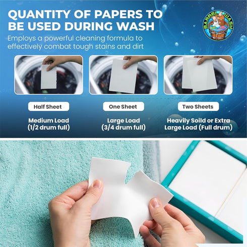 Laundry Detergent Sheets - Eco-Friendly, Biodegradable, Mess-Free, Concentrated Laundry Solution - No Plastic Waste, Easy to Use, Travel-Friendly ...