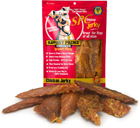 Savory Prime Chicken Jerky Treat, 4-Ounce...