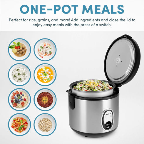 Aroma ARC-914SB 8-Cup (Cooked) Rice Cooker...