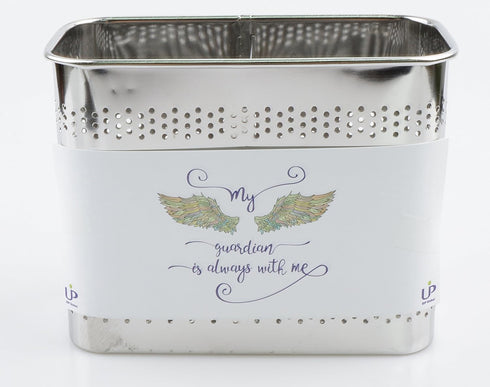 Stainless Steel Cutlery Utensil Holder (Medium Square) Chopsticks Holder for Dishwasher...
