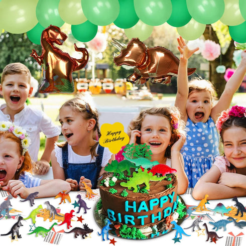 2 Pack Dinosaur Graduation Tablecloths, Dinosaur Table Cover for Birthday, Dino Themed Party Decorations Supplies Kindergarten Preschool Grad, Par...