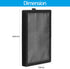 KF250 Filter Replacement, Compatible with Kenmore 1200e Series Air Purifier PM2010, 3-in 1 H13 True HEPA Filter, 2 Pack...