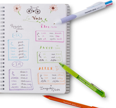 Paper Mate InkJoy 100ST Ballpoint Pens | Medium Point (1.0mm) | Fun Colours | 10 Count...