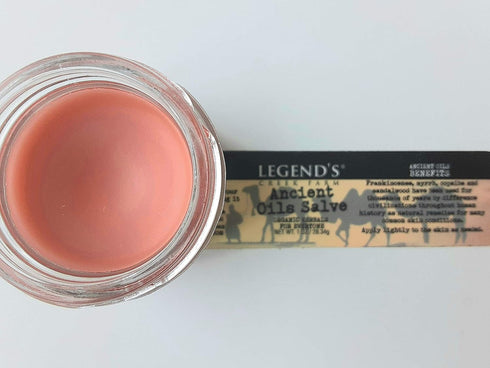 Legend's Creek Farm Herbal Salve - Healing Ointment with Frankincense, Myrrh, & Copaiba - Natural Balm for Skin Irritations & Body Aches - 1Oz Org...