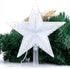 Christmas Tree Topper Star Warm White Light Christmas Tree Decor for Christmas Holiday Home Fit for General Size Xmas Tree, 8.7 Inch...