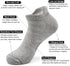 No Show Ankle Running Socks Men & Women Low Cut Athletic Sports Hidden Cushioned Tab Socks for Hiking Cycling Workout Golf Tennis Gym Walking 3 Pa...