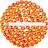 300 Pcs FYGEM Hot Fix Iron Rhinestones DIY Jewelry Making with Picking Pen (Orange, SS30)...