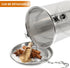 Hemoton Stainless Steel Tea Ball Infuser Large Capacity Tea Strainer Infuser Cooking Strainer Basket Seasoning Strainer with Extended Chain Hook f...