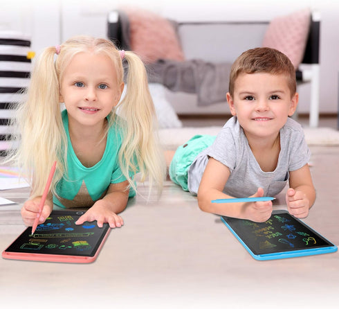 2 Pack LCD Writing Tablet for Kids - Colorful Screen Drawing Board 8.5inch Doodle Scribbler Pad Learning Educational Toy - Gift for 3-6 Years Old ...