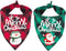 ADOGGYGO 2 Pack Dog Bandana Christmas Classic Buffalo Plaid Dog Scarf Pet Triangle Bibs Christmas Costume Accessories for Small Medium Large Dogs ...