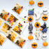 Boao 100 Pieces Halloween Treat Bags Clear Self Adhesive Candy Bags Bulk Pumpkin Cellophane Plastic Cookie Pouch for Party Favors Gifts Halloween ...