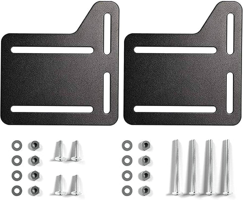 2Pcs Bed Frame Brackets Adapter for Headboard Extra Heavy Duty, Bed Adapter Conversion Plate, Queen Bed Frame Headboard Brackets Modification Plat...