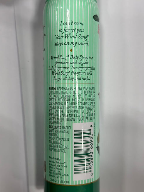 WIND SONG BODY SPRAY - PACKAGE OF 3...