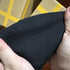 Ribbing Fabric for Cuffs, Jacket Hoodies Waistbands Neckline Material, for Sweatshirts Costume Sewing (Black 68, 43x8in)...