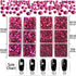 LPBeads 6400 Pieces Hotfix Fuchsia Rhinestones Flat Back 5 Mixed Sizes Crystal Round Glass Gems with Tweezers and Picking Rhinestones Pen...
