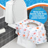 Toilet Seat Covers Disposable (6 Pack, Sports) - XL Waterproof Toilet Cover for Toddlers, Kids & Adults - Portable & Individually Wrapped for Trav...