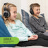 RP Accessories IR-2008B Infrared Wireless Headphones, 2-Channel Folding Universal Rear Entertainment System IR Headphone for Car TV and DVD Player...