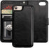 Bocasal for iPhone SE (2022)/SE (2020)/8/7 Wallet Case with Card Holder PU Leather Magnetic Detachable Kickstand Shockproof Wrist Strap Removable ...