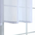 Mrs.Naturall Pure White Small Window Curtain Panel for Kitchen Light Filtering Sheer Curtain Tiers for Nursery with Rod Pocket 30 x 30 Inch Set of...