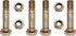 4PK Shear Bolt and Nut Fits MTD Cub Cadet Troy-Bilt 710-0890 710-0890A 910-0890A Snow Thrower...