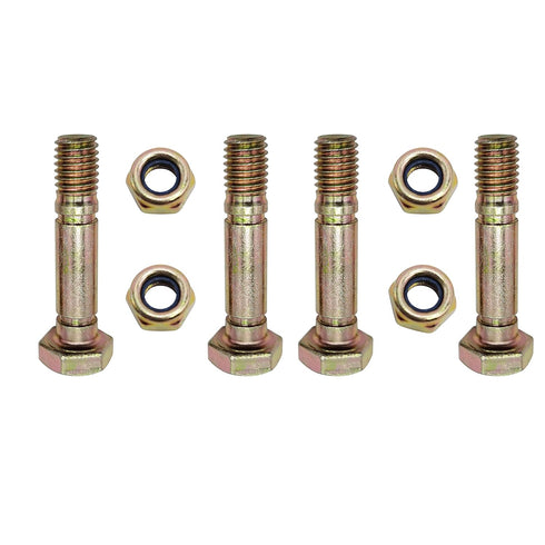 4-Pack 710-0890 Snowblowers Shear Bolts and Nuts Replaces MTD Cub Cadet Troy-Bilt 710-0890a 910-0890A SnowThrower...