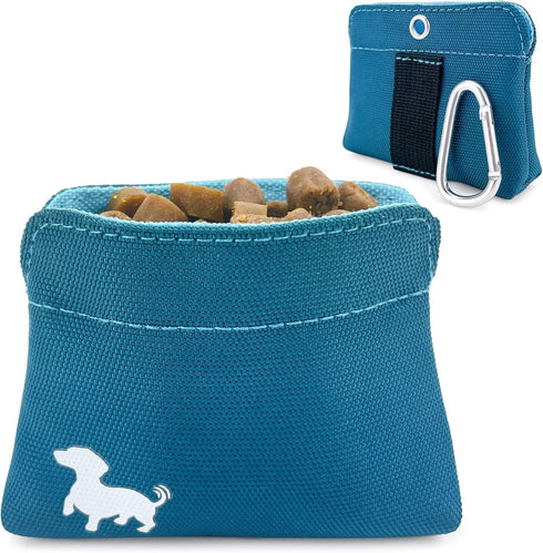 Pocket Sized Dog Treat Pouch - Treat Pouches for Pet Training - Dog Treat Pouch with Magnetic Closure - Dog Walking Treat Bag for Dog Training - T...