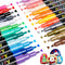 JR.WHITE Acrylic Paint Pens Paint Markers Set of 24: Extra Fine Point Acrylic Markers For Rock Painting Wood Glass Fabric Ceramic For Adults Kids ...