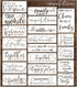 Word Stencils for Painting On Wood Sign Canvas Fabric, Reusable Welcome Farmhouse Burning Inspirational Art Craft Paint Stencil for Shirt Family F...