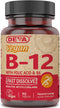 DEVA Vegan Vitamin B12 Fast Dissolve Supplement - Once-Per-Day Complex with 1000 Mcg Methylcobalamin B12, Folic Acid, B6 - Lemon Flavor - 90 Disso...