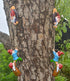 Gnome Statue Gift Climbing Rope Garden Gnomes Statue, Resin Garden Gnome Tree Hugger Outdoor Decor Accessories, Miniature Figurines Micro Garden G...