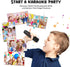 Mini Karaoke Machine for Kids Portable Bluetooth 5.3 Speaker Led Lights with 2 Wireless Microphones Karaoke Gifts for Girls Boys Audlt Birthday Ch...