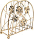 Antique Bronze Metal Floral Petals & Branches Tabletop Napkin Holder, Freestanding Tissue Dispenser...