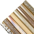 8 Pieces 8x12 Inch Faux Leather Sheets Light Gold Fine Chunky Glitter Patent Metallic Litchi Holographic Snake Texture Leather Fabric for Bows Ear...