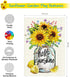 Hello Sunshine Garden Flag Sunflower Summer Fall Outdoor Yard Flags for Garden Decor Double Sided 12.5X18 Inch (Sunflower)...