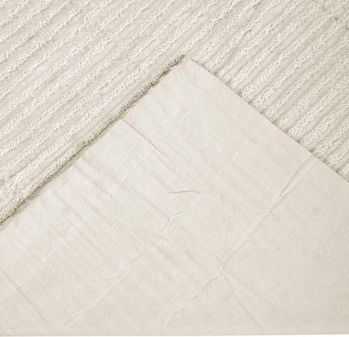 Better Trends Jullian Collection is Super Soft and Light Weight in Bold Stripes Design 100% Cotton Tufted Unique Luxurious Machine Washable Tumble...