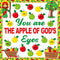 gisgfim Christian Jesus Bulletin Board Decoration Set Religious Apple Borders Cutouts Welcome back to school Decor Sunday School Classroom Door Pa...