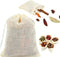 YQL Spice Bags for Cooking,30PCS 3x4 Inch Muslin Bags with Drawstring Tea Filter Bags Cheesecloth Bags for Straining Reusable Natural Cotton Sache...