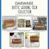 Darware Hanging Wooden Reserved Signs (6-Pack, White); Rustic Style Wood Signs for Weddings, Special Events, and Functions...