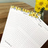 321Done Folding Recipe Cards (Set of 50) Sunflowers on White, From the Kitchen Of - Folds to 3x5 from 6x5 - Retro Vintage Wedding Baby Bridal Show...